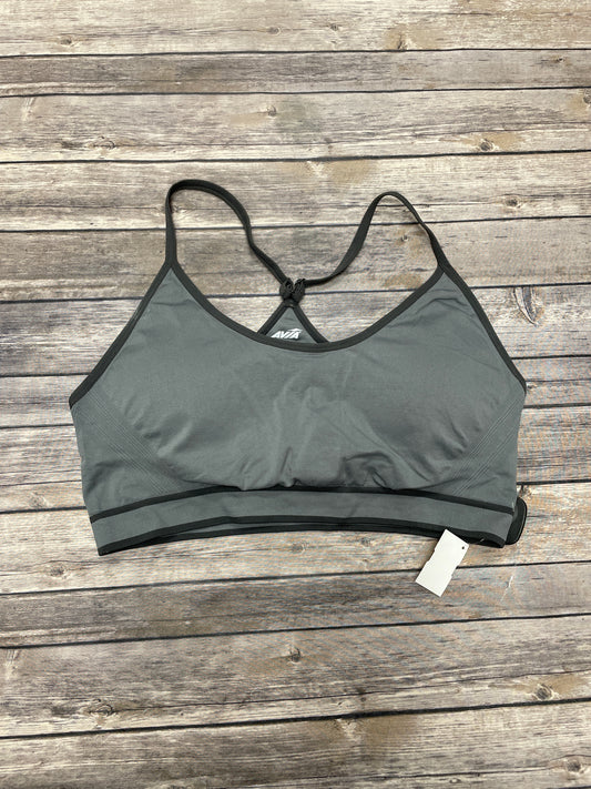 Athletic Bra By Avia In Grey, Size: 3x