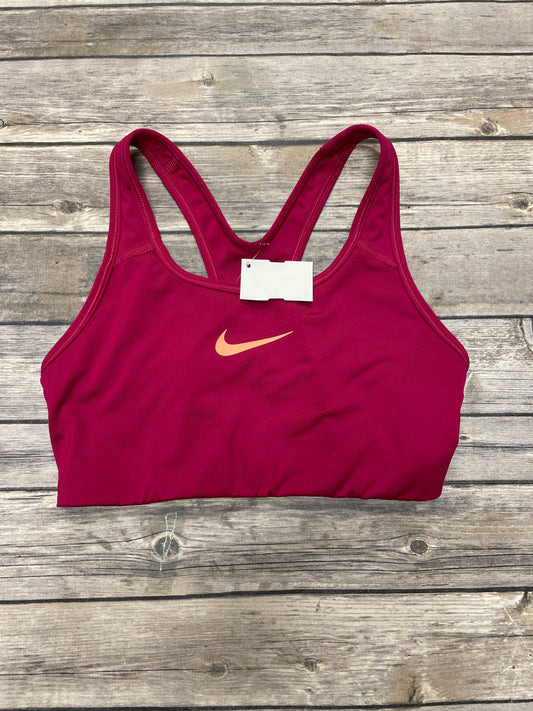 Athletic Bra By Nike In Pink, Size: S