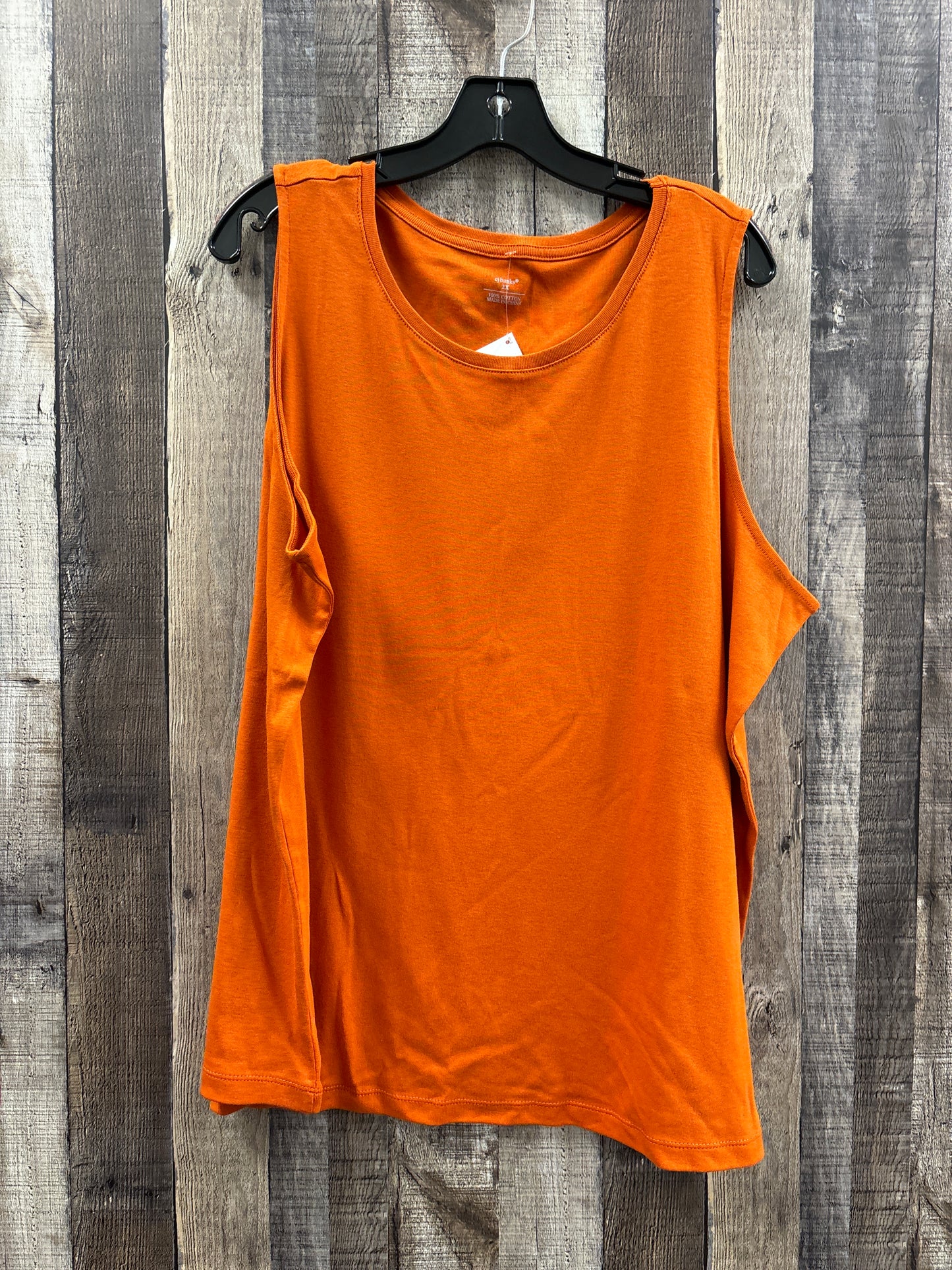 Tank Top By Cj Banks In Orange, Size: 2x