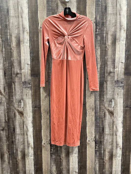 Dress Casual Maxi By Cme In Coral, Size: Xs