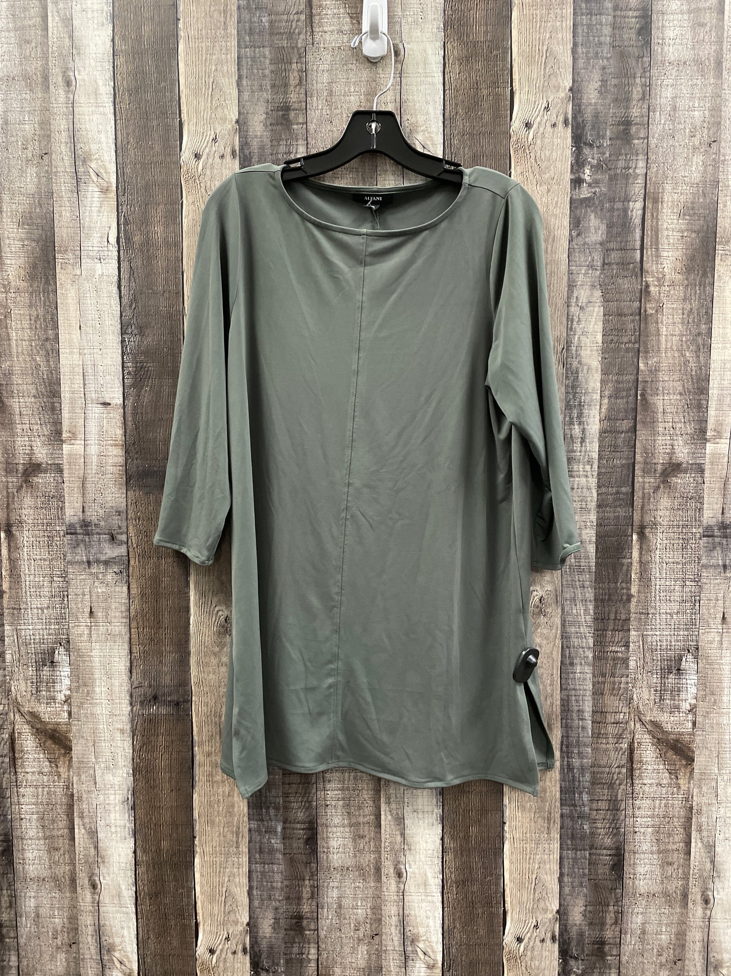 Tunic Long Sleeve By Alfani In Green, Size: M