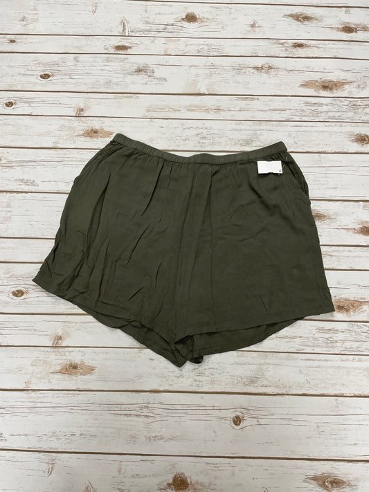 Shorts By Melrose And Market In Green, Size: 1x