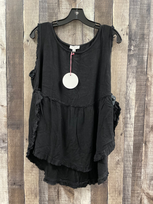 Top Sleeveless By Umgee In Black, Size: M