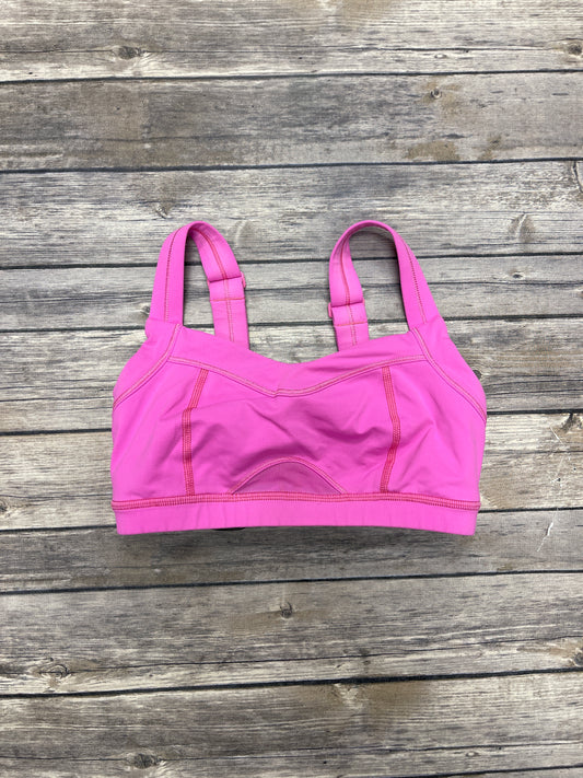 Athletic Bra By Lululemon In Pink, Size: 4