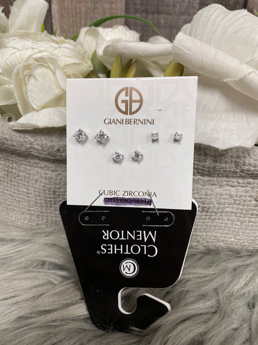 Earrings Stud By Giani Bernini, Size: 03 Piece Set