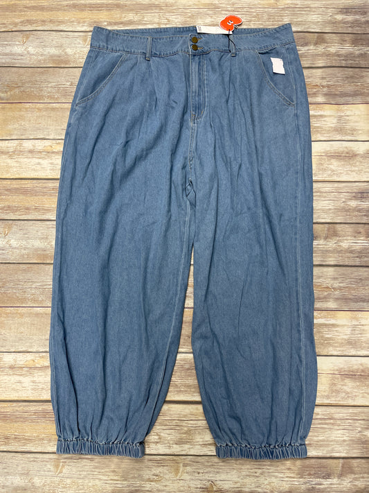 Jeans Straight By Cme In Blue Denim, Size: 4x