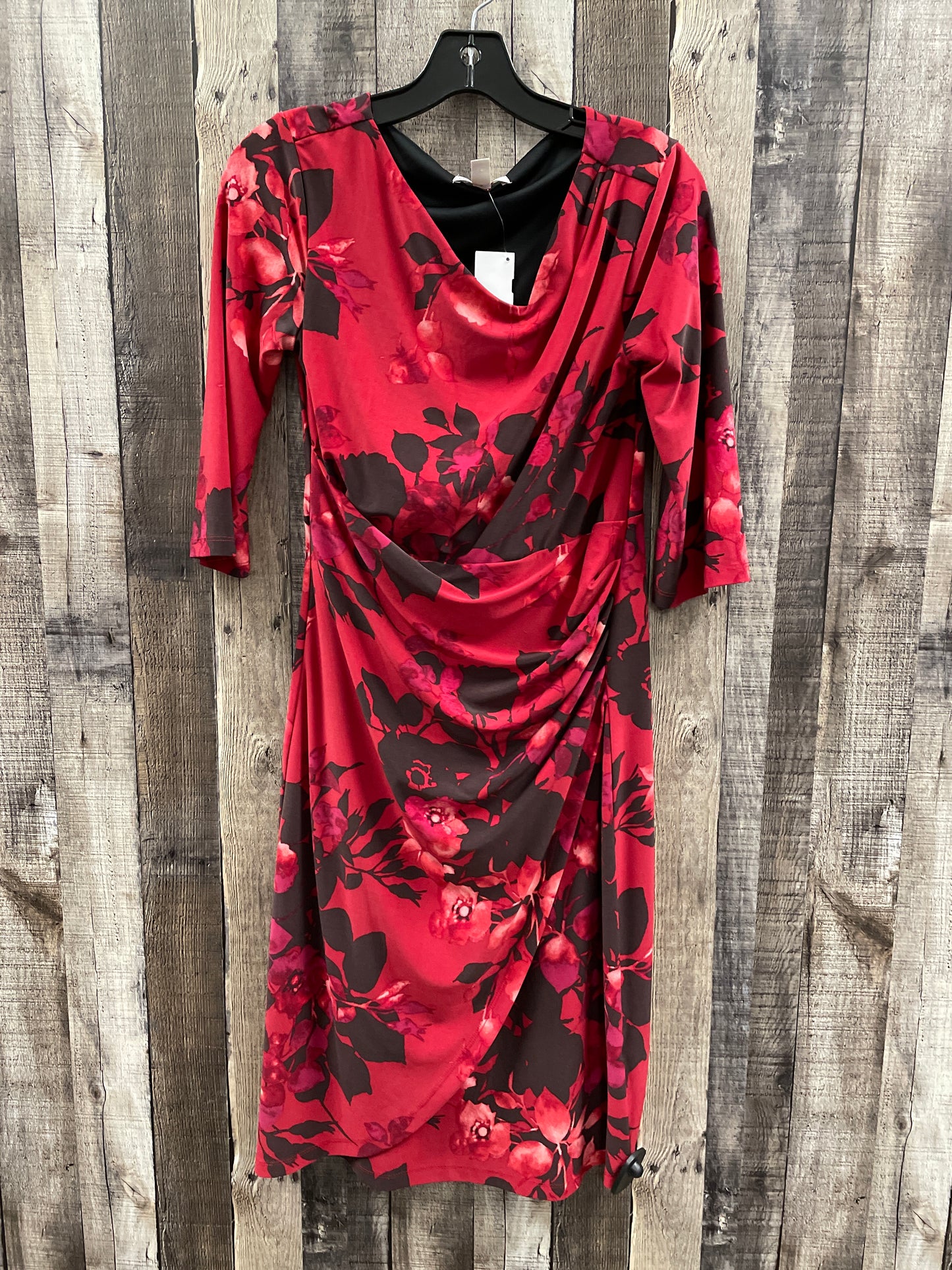 Dress Work By Cato In Floral Print, Size: S