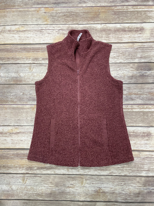 Vest Fleece By Balance Collection In Mauve, Size: S