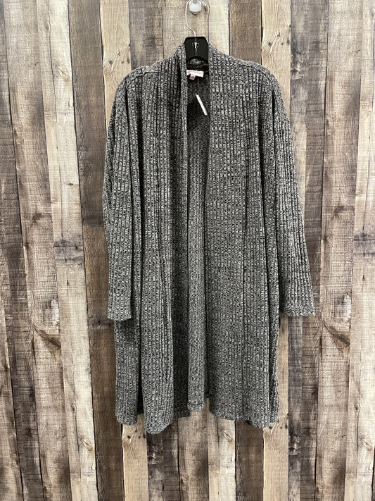 Sweater Cardigan By Cme In Grey, Size: 1x