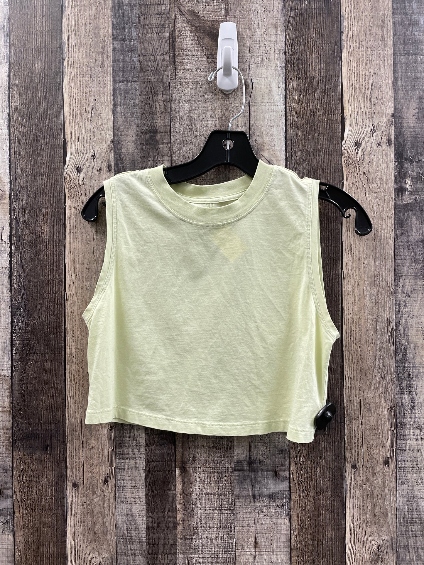 Athletic Tank Top By Lululemon In Yellow, Size: Xs