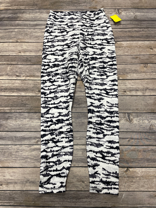 Athletic Leggings By Fabletics In Black & White, Size: Xs