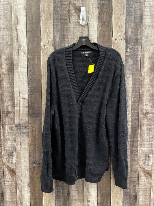 Sweater Cardigan By International Concepts In Black, Size: Xl