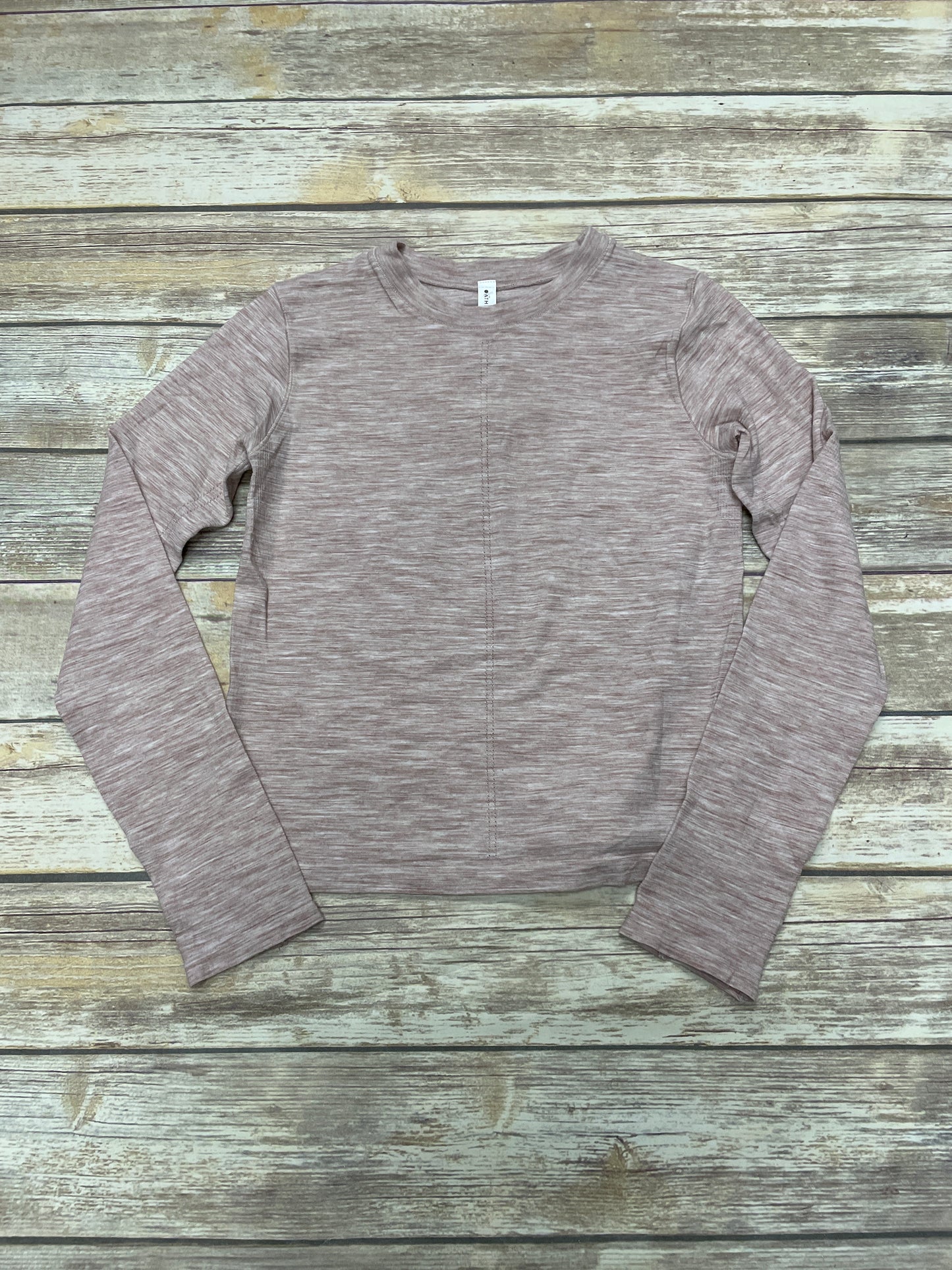 Athletic Top Long Sleeve Crewneck By Athleta In Mauve, Size: M