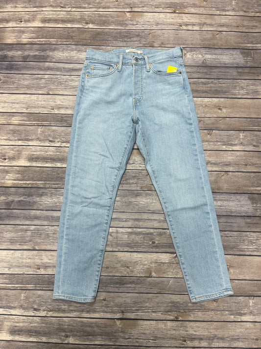 Jeans Skinny By Levis In Blue Denim, Size: 6