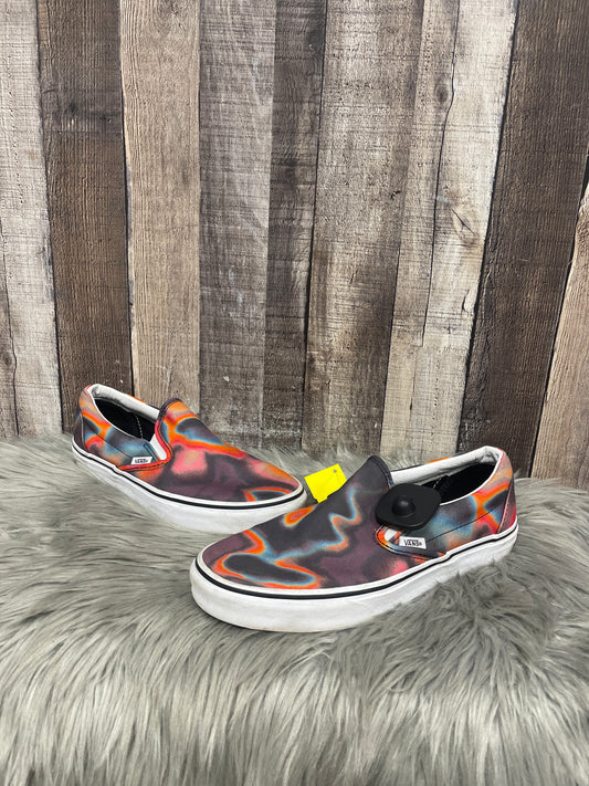 Shoes Sneakers By Vans In Rainbow Print, Size: 10.5