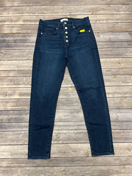 Jeans Skinny By Loft In Blue Denim, Size: 6