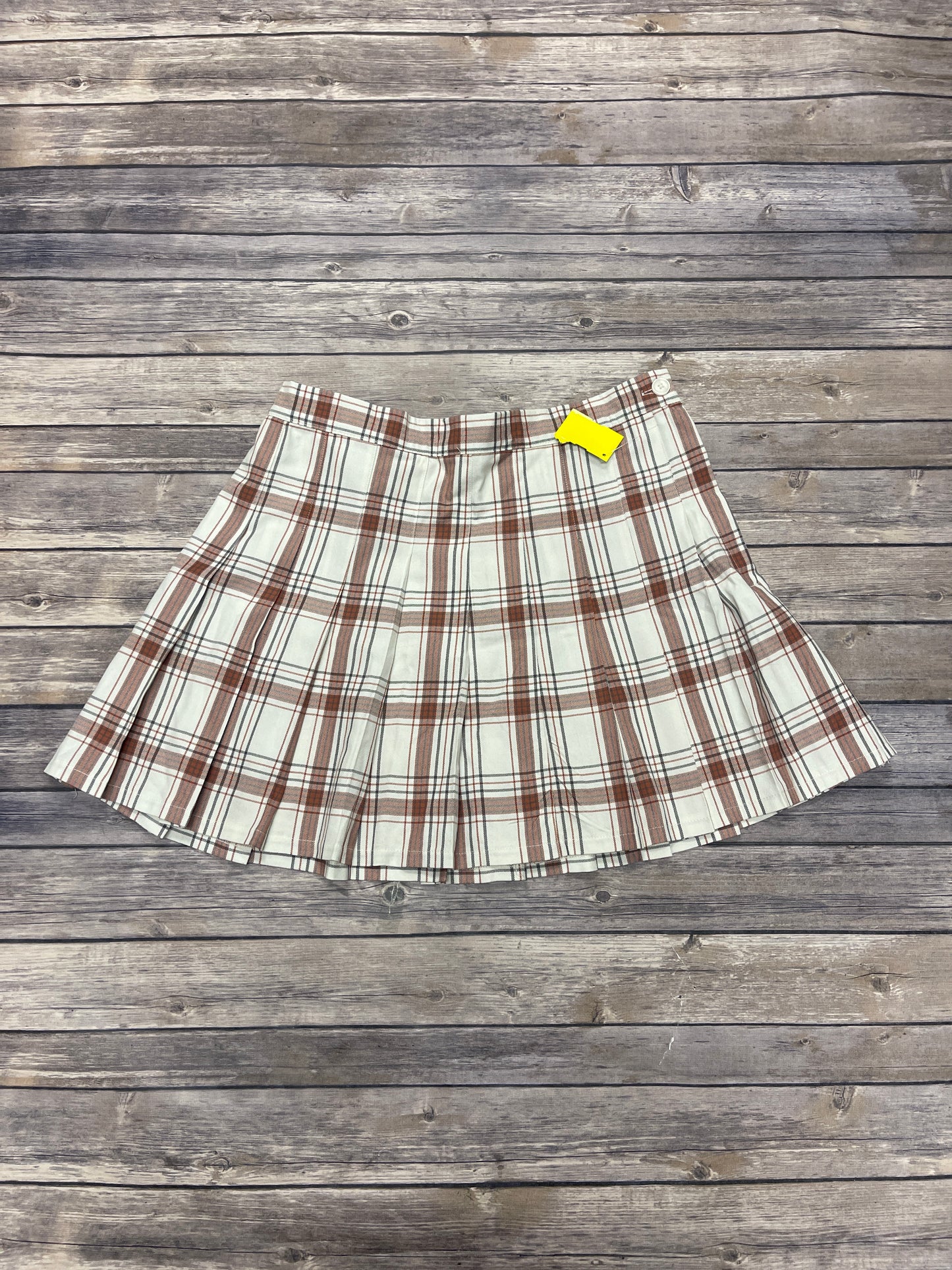 Skirt Mini & Short By Aerie In Plaid Pattern, Size: Xl