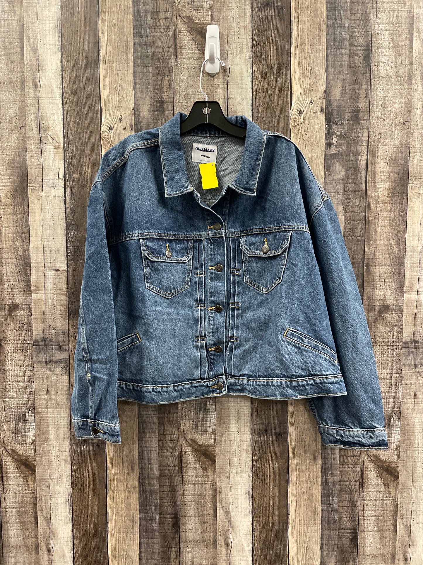 Jacket Denim By Old Navy In Blue Denim, Size: Xxl