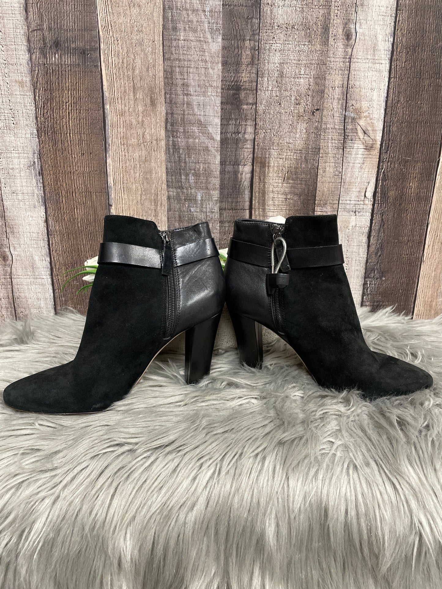 Boots Ankle Heels By White House Black Market In Black, Size: 6.5