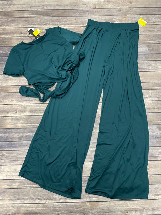 Pants Set 2pc By Fashion Nova In Green, Size: L