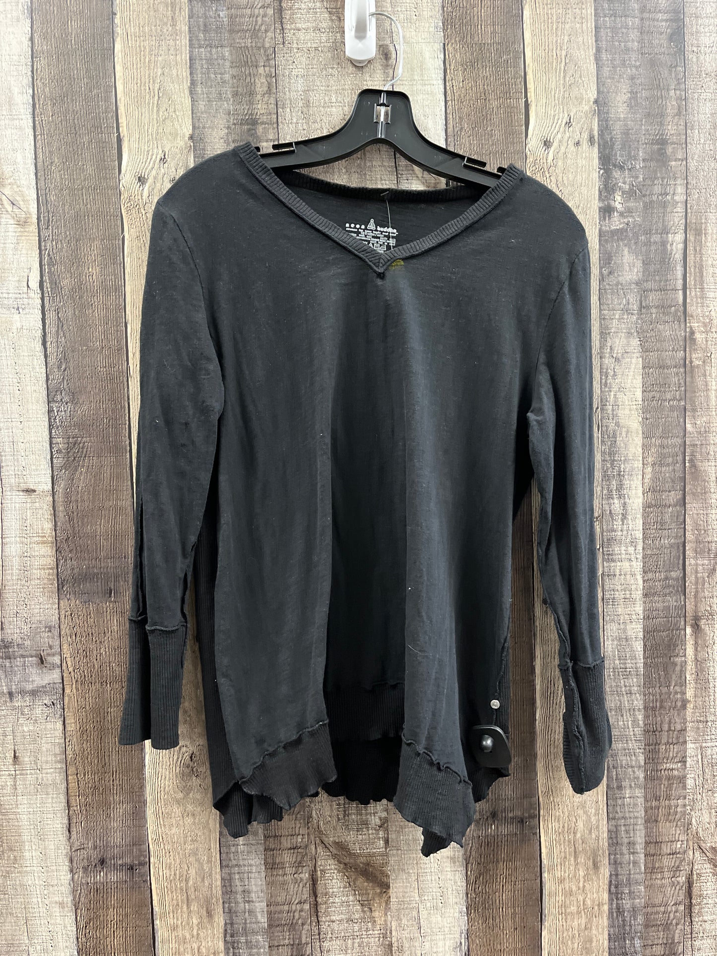 Top Long Sleeve By Neon Buddha In Black, Size: M