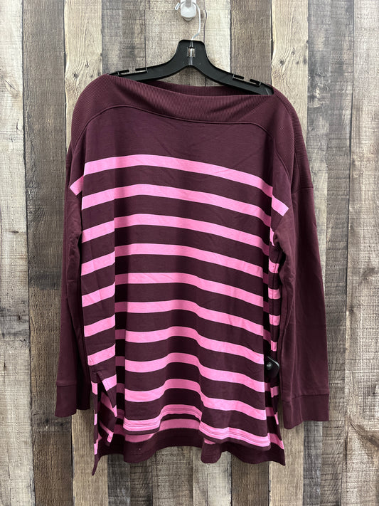 Top Long Sleeve By Lou And Grey In Purple, Size: Xl