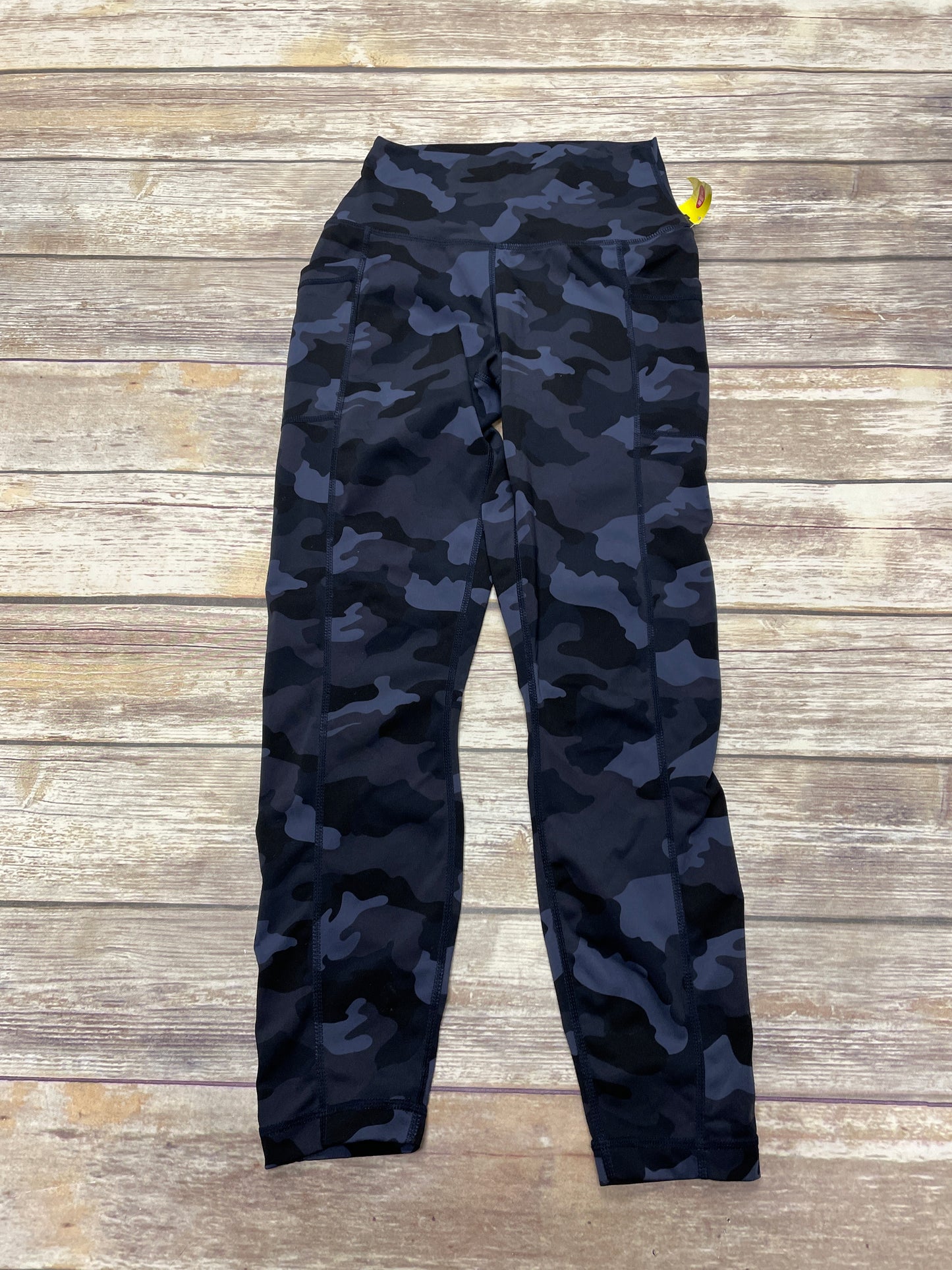 Athletic Leggings By 90 Degrees By Reflex In Camouflage Print, Size: S