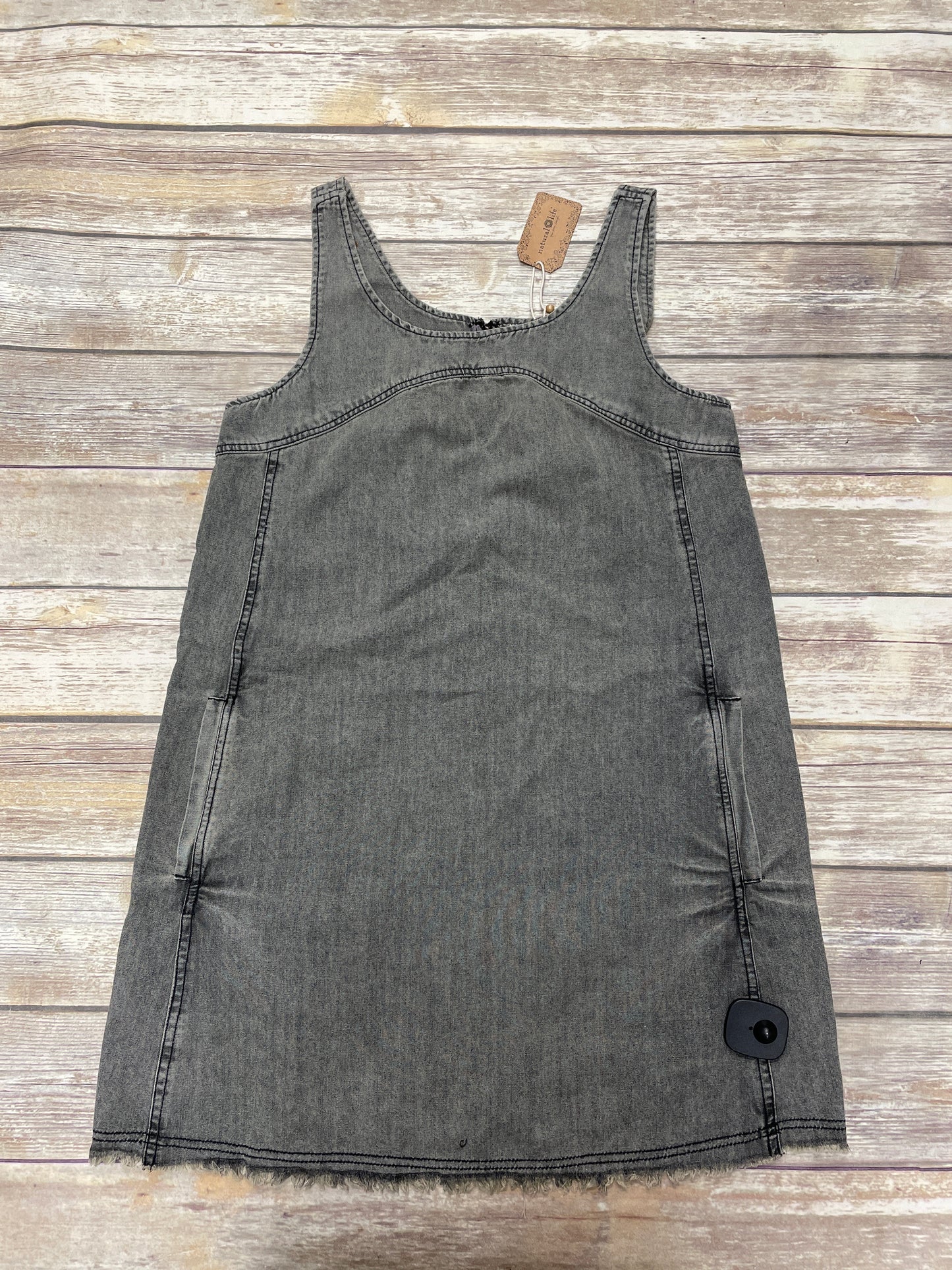 Dress Casual Short By Natural Life In Grey Denim, Size: M