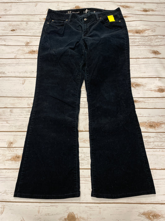 Pants Corduroy By Loft In Black, Size: 12