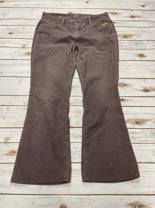 Pants Corduroy By Loft In Brown, Size: 12