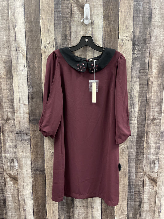 Dress Party Short By Lc Lauren Conrad In Maroon, Size: S