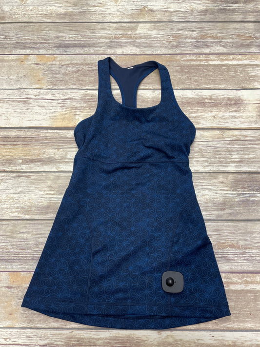 Athletic Tank Top By Lululemon In Blue, Size: 4