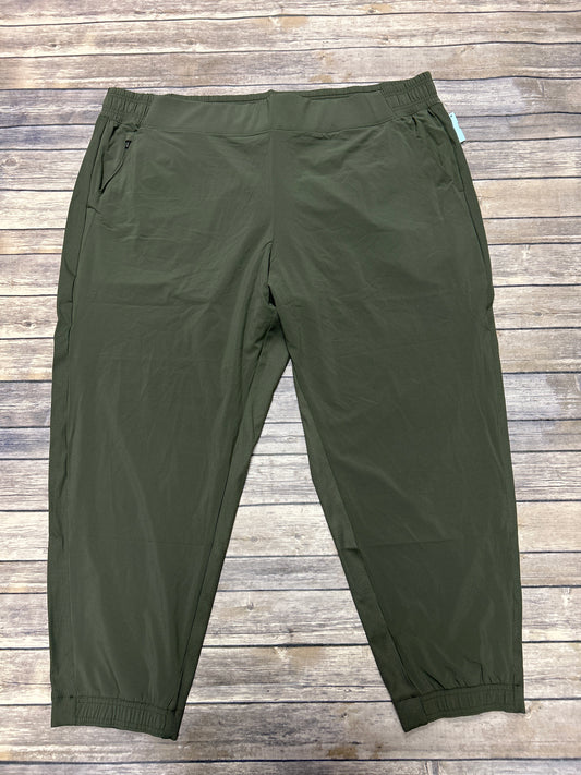 Athletic Pants By Athleta In Green, Size: 4x