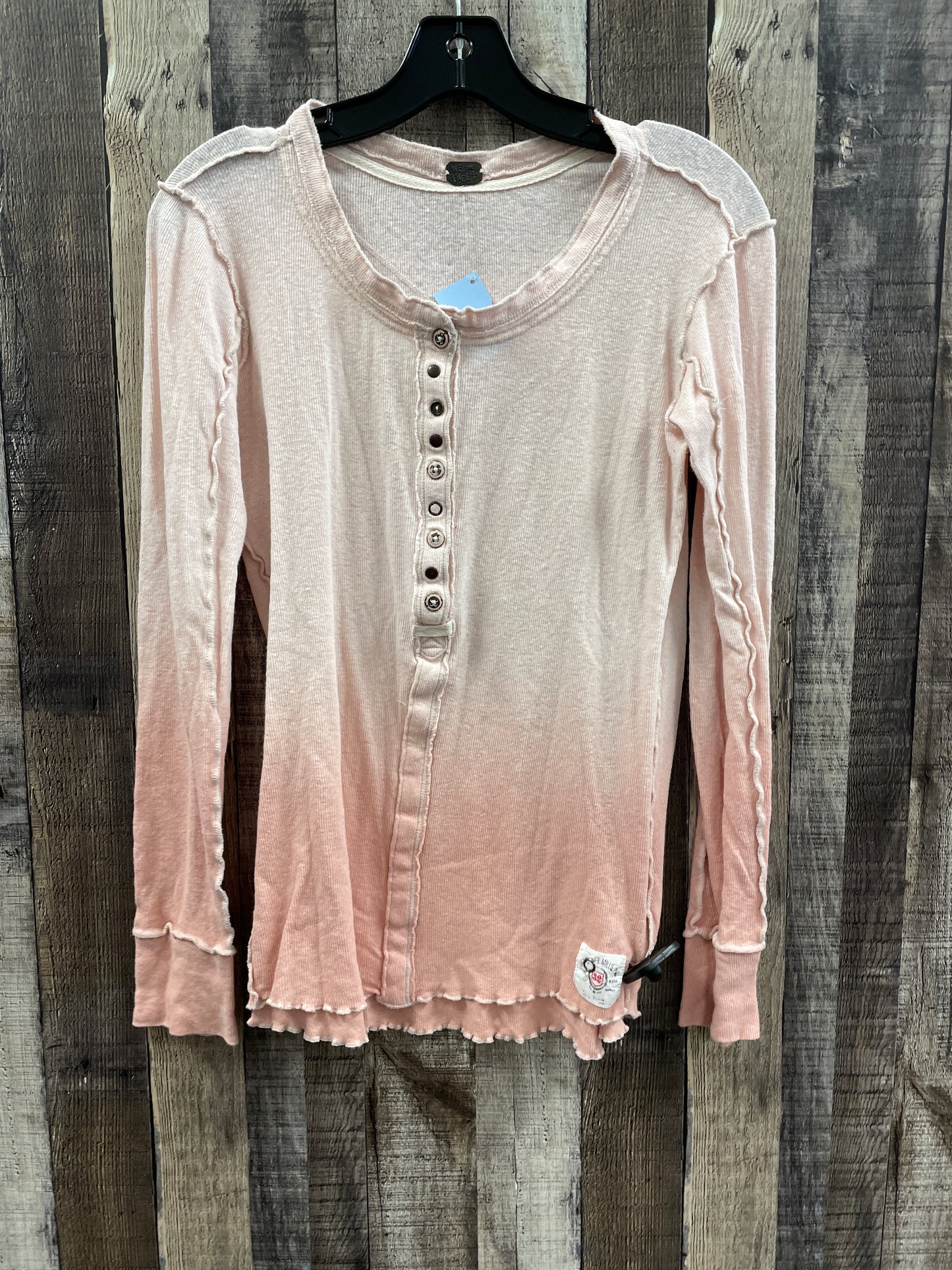 Top Long Sleeve By We The Free In Pink, Size: S