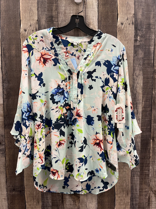 Blouse Long Sleeve By The Pioneer Woman In Floral Print, Size: M