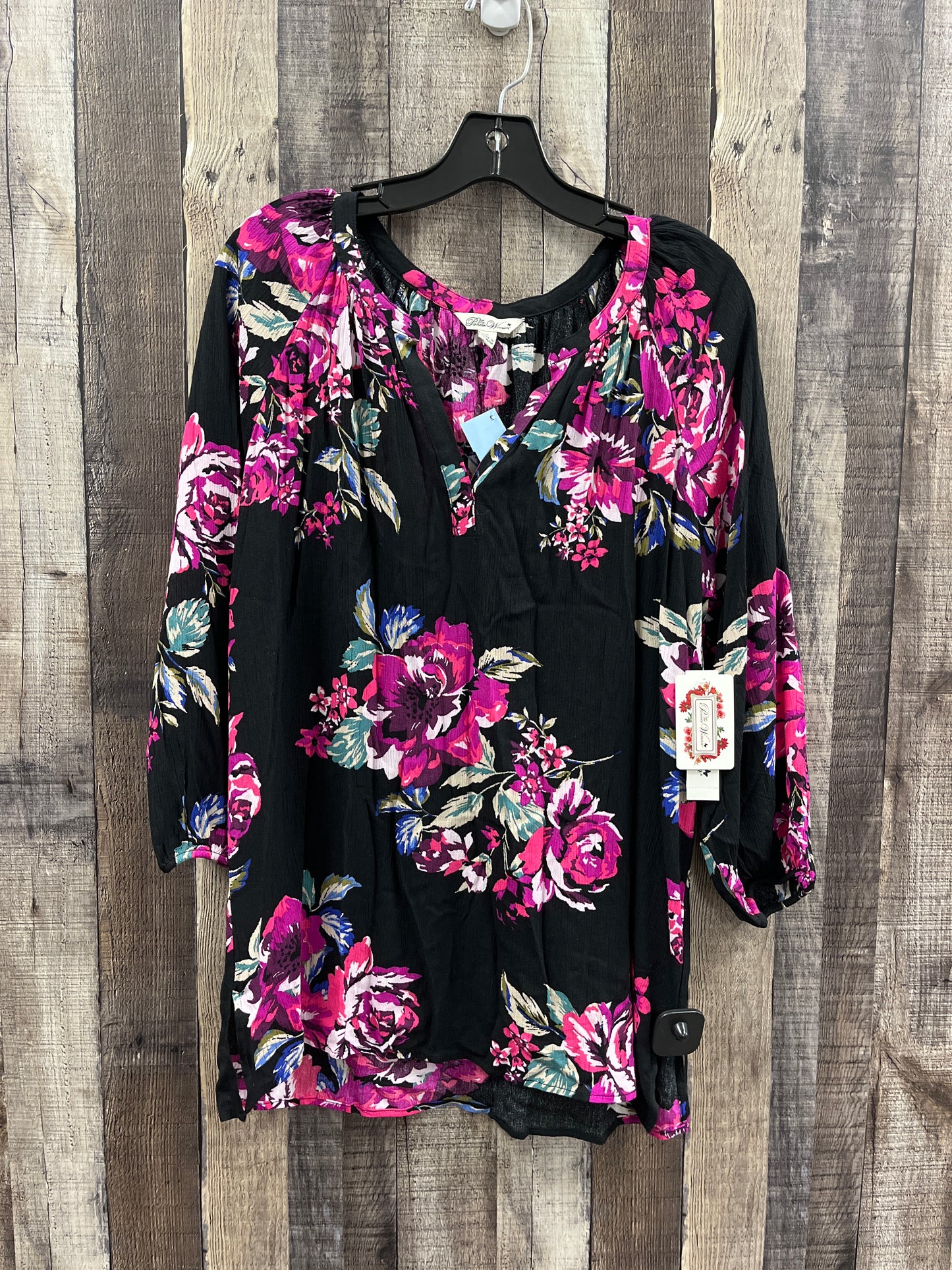 Top Long Sleeve By The Pioneer Woman In Floral Print, Size: S