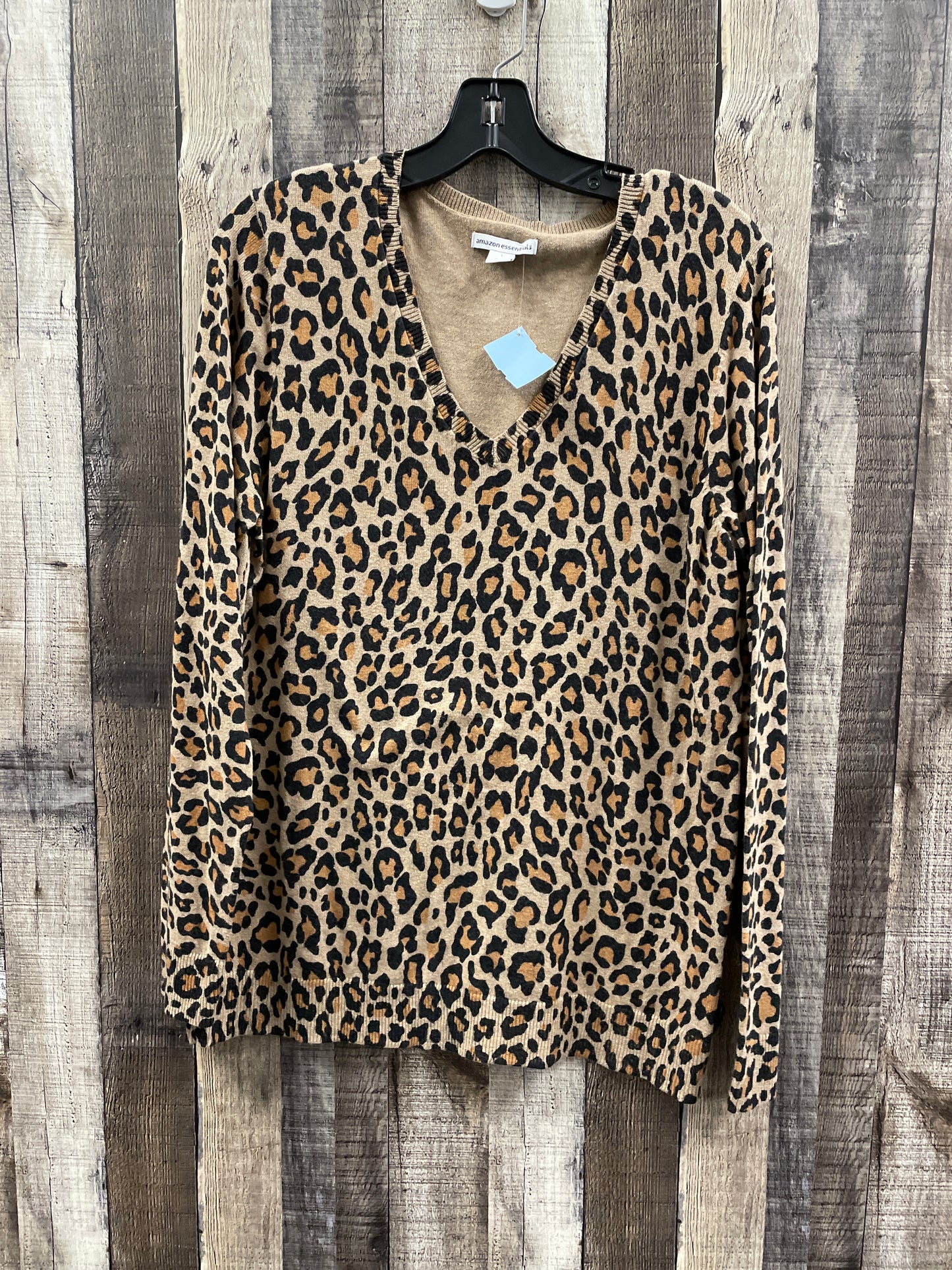 Sweater By Amazon Essentials In Animal Print, Size: L