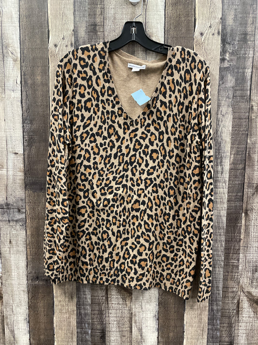 Sweater By Amazon Essentials In Animal Print, Size: L