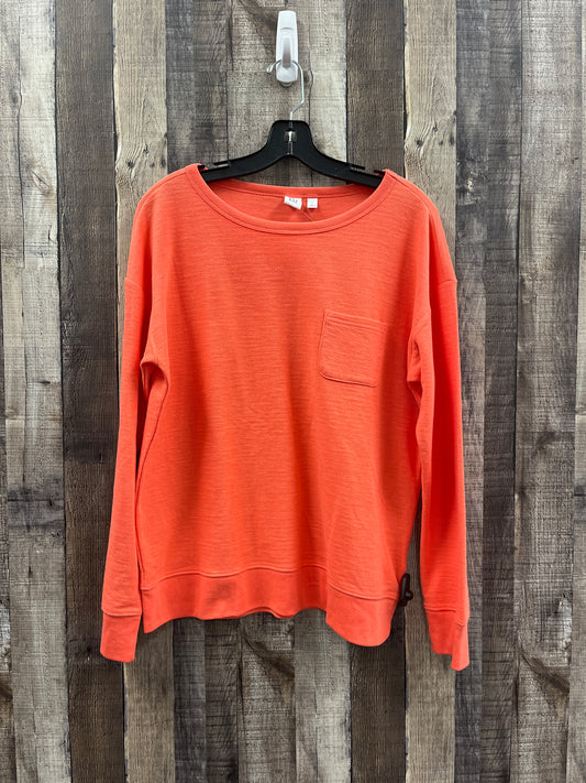 Top Long Sleeve By Gap In Orange, Size: L