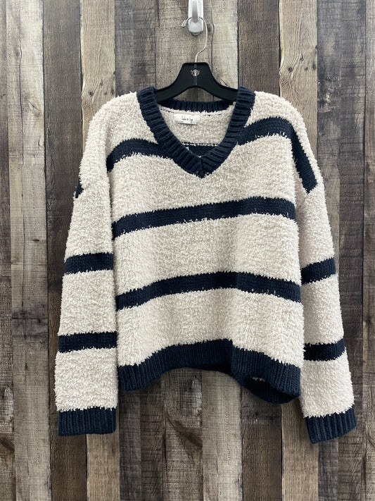 Sweater By Cme In Blue & White, Size: S