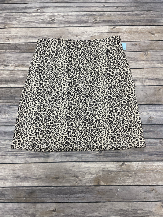 Skirt Mini & Short By Potters Pot In Animal Print, Size: S