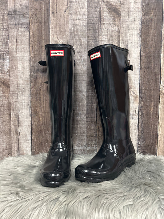 Boots Rain By Hunter In Black, Size: 8