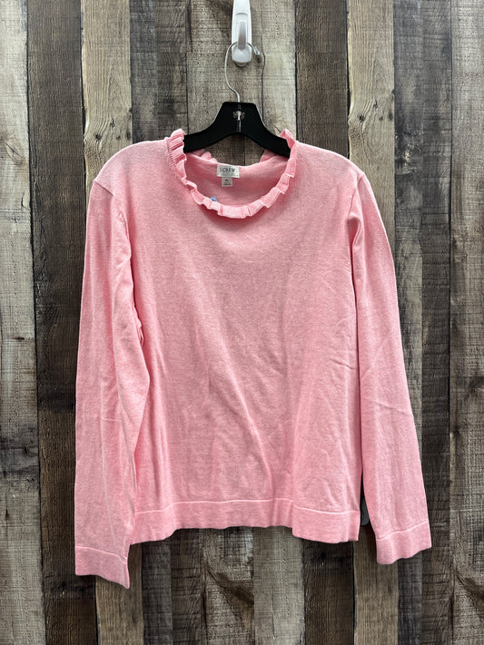 Sweater By J. Crew In Pink, Size: Xl