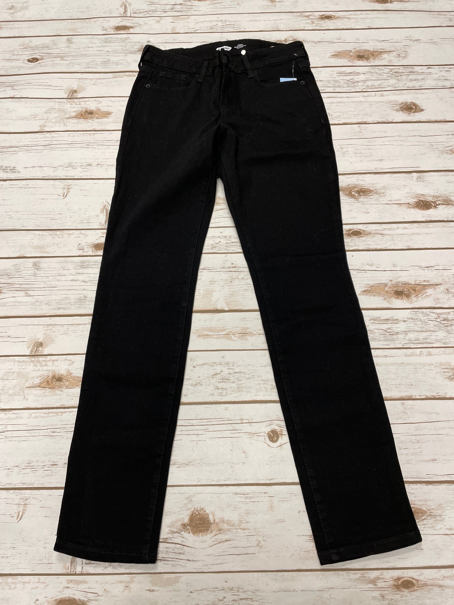 Jeans Straight By Old Navy In Black, Size: 6