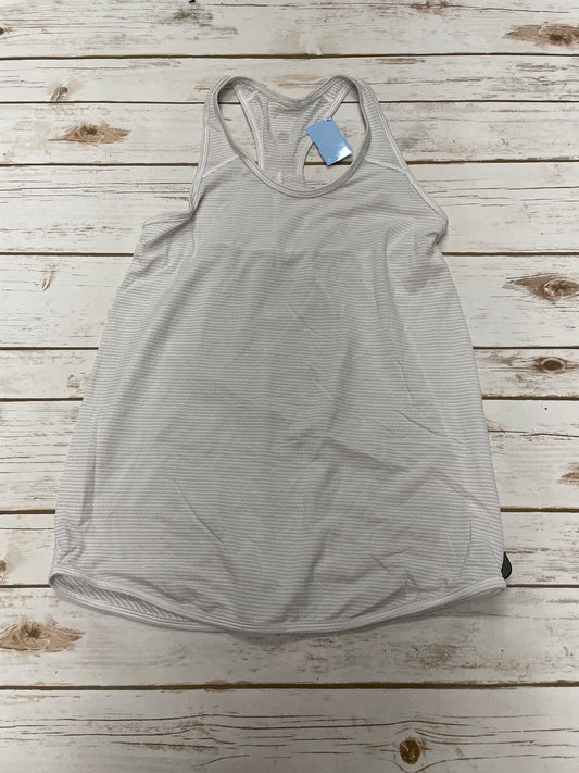 Athletic Tank Top By Lululemon In White, Size: S