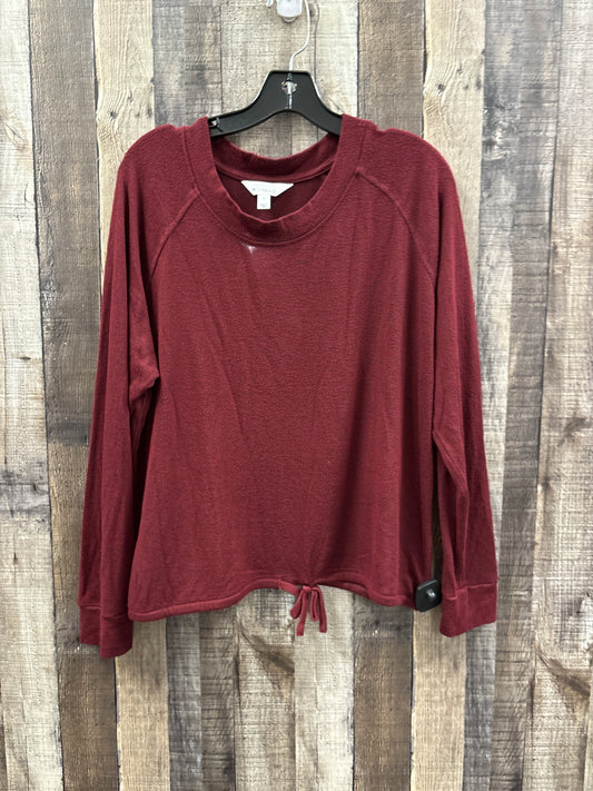 Top Long Sleeve By Market & Spruce In Red, Size: Xl