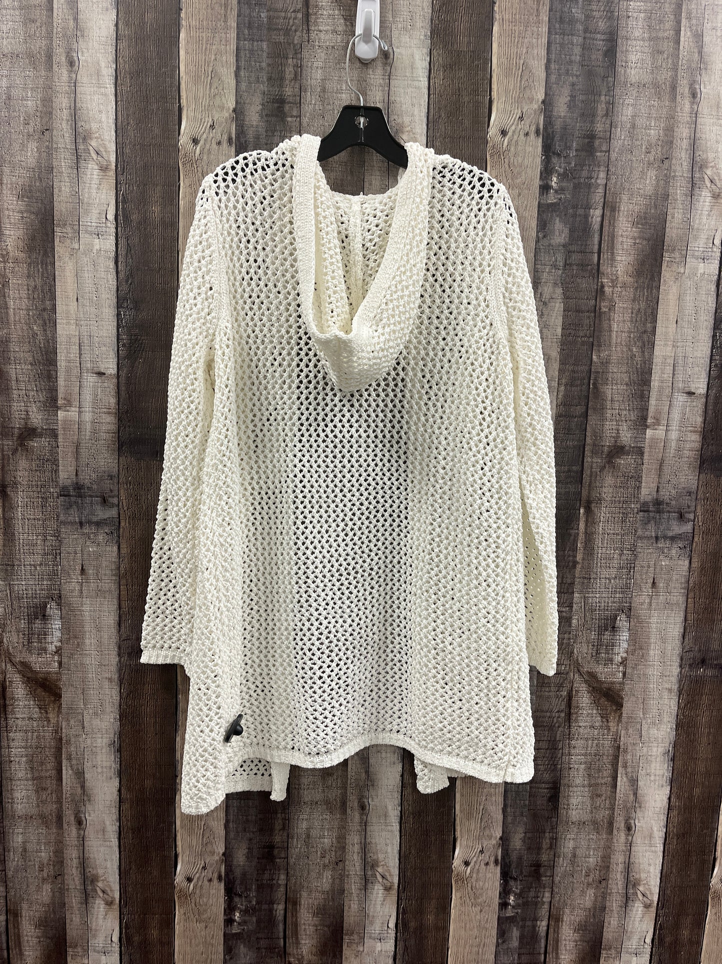 Sweater Cardigan By Joie In White, Size: L