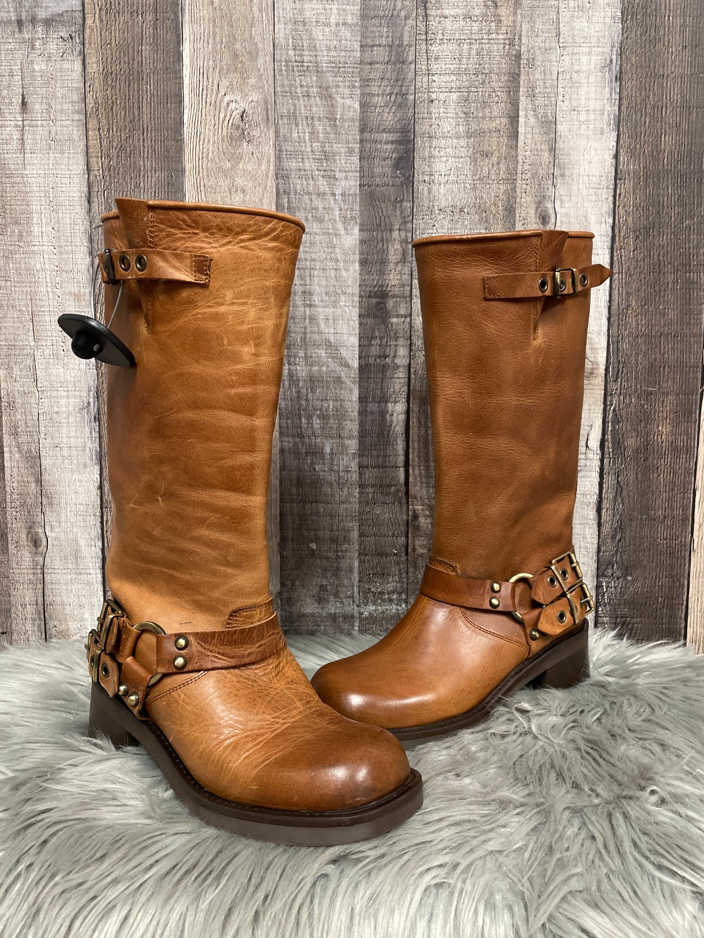 Boots Knee Flats By Sam Edelman In Brown, Size: 5