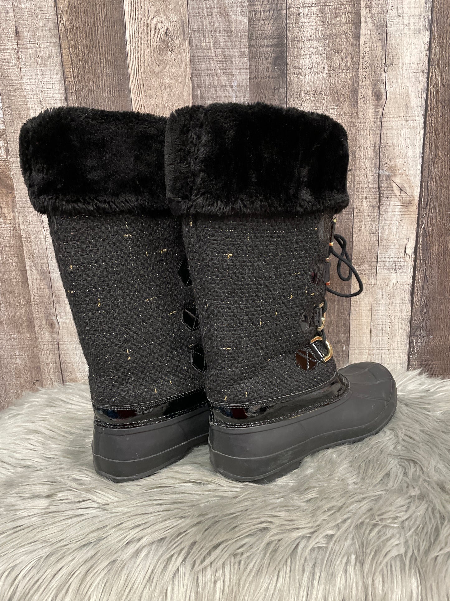 Boots Snow By Inc In Black, Size: 9