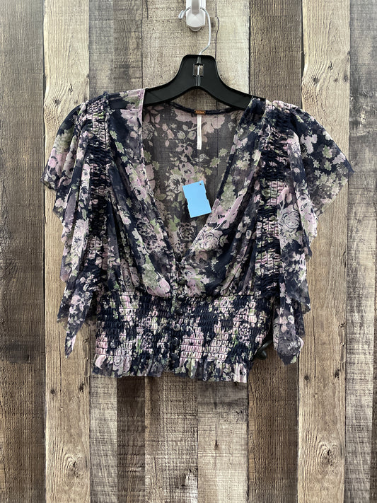 Top Short Sleeve By Free People In Blue, Size: S